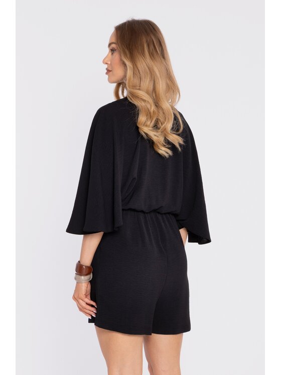 Made of Emotion Made of Emotion Kombinezon M914 Czarny Relaxed Fit