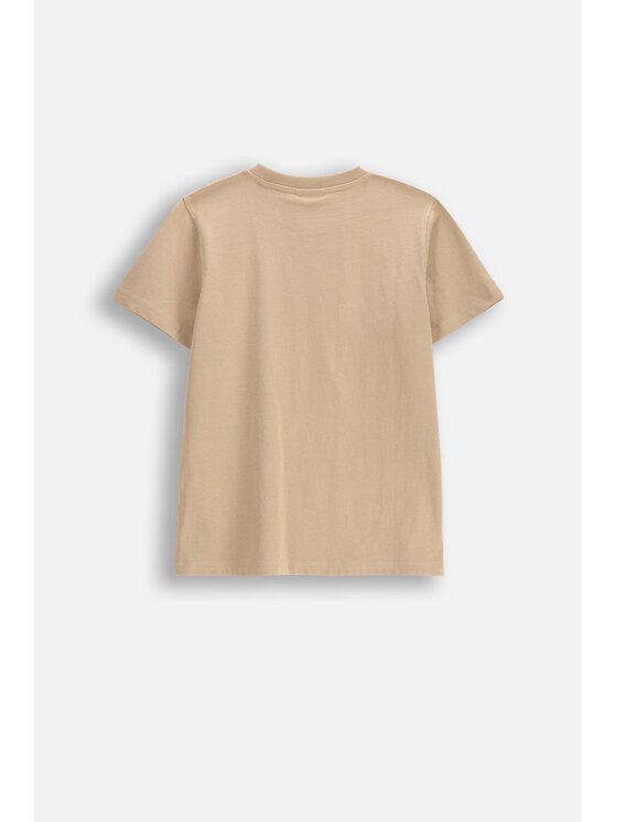 Coccodrillo Coccodrillo T-Shirt WC6143201IBJ-002 Beżowy Regular Fit