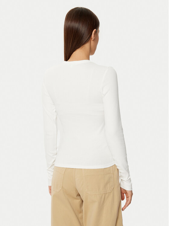 Tommy Jeans Tommy Jeans Halenka DW0DW20178 Bílá Slim Fit