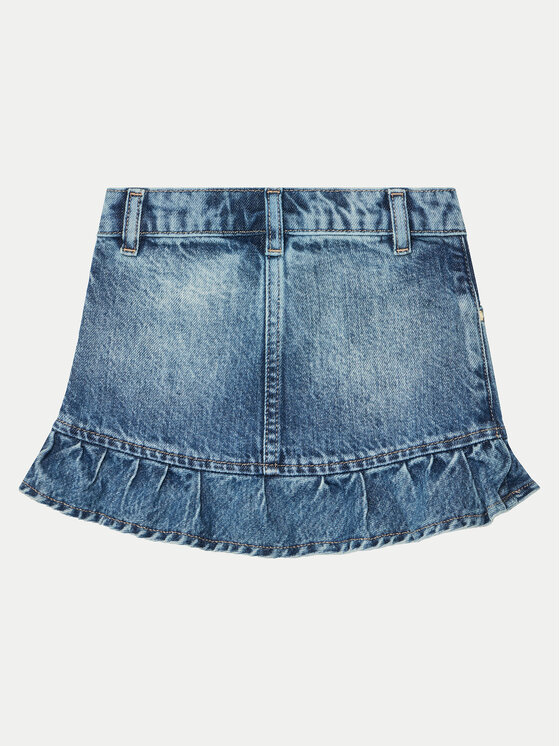 Guess Guess Farmer szoknya K5RD03 D45E0 Sötétkék Regular Fit