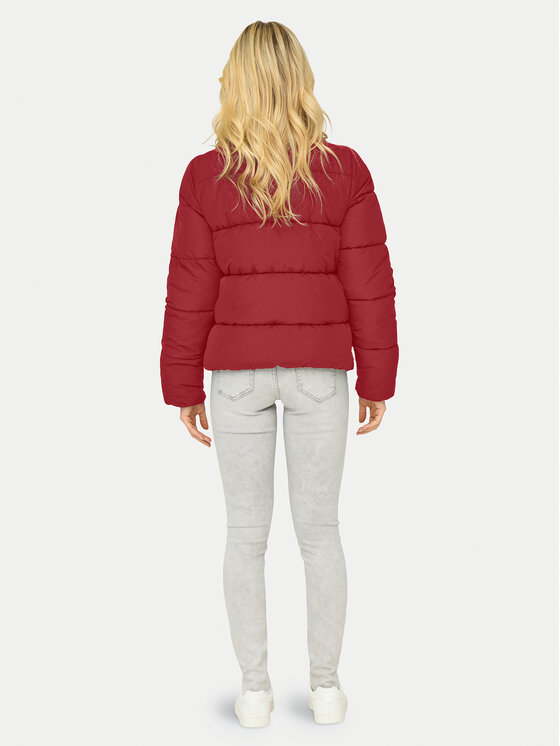 ONLY ONLY Zimní bunda New Cool 15295424 Červená Regular Fit