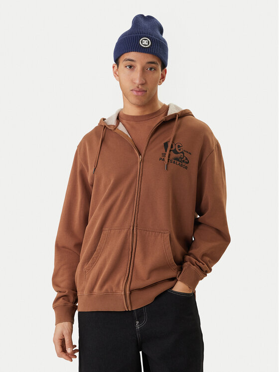 DC Shoes DC Shoes Bluza Parts Dep EDYSF03257 Brązowy Regular Fit