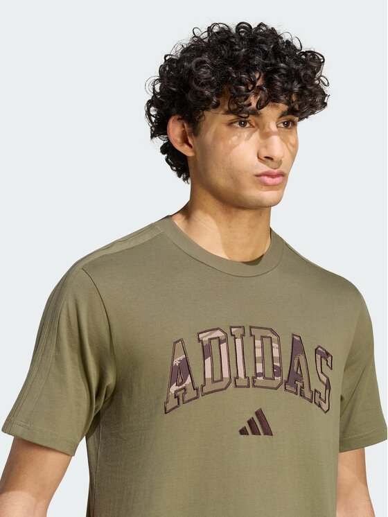 adidas adidas T-Shirt 168213 Khaki Regular Fit
