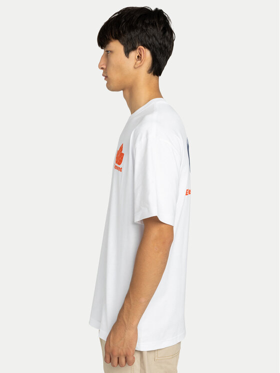 Element Element T-Shirt Sporting ELYZT00569 Λευκό Relaxed Fit