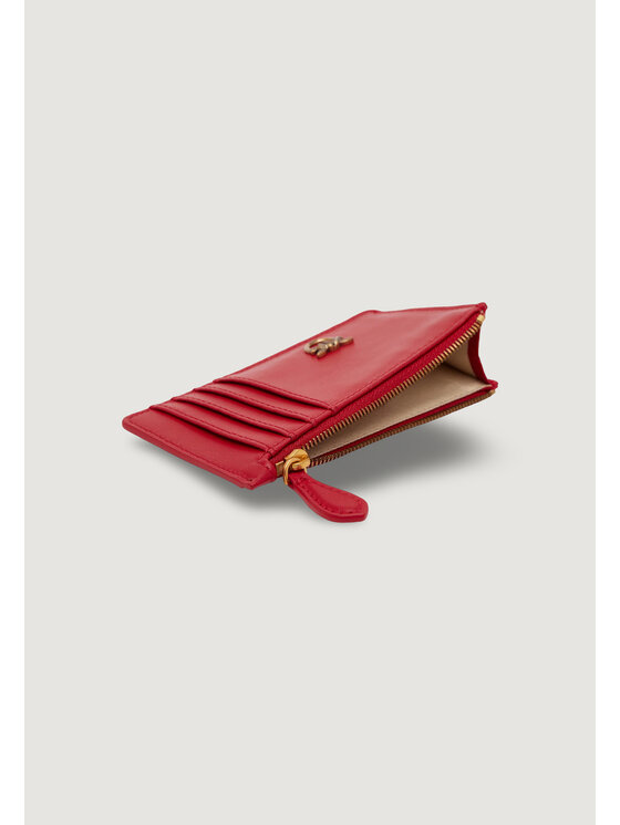PINKO PINKO Custodie per carte di credito AIRONE VITELLO SETA Rosso