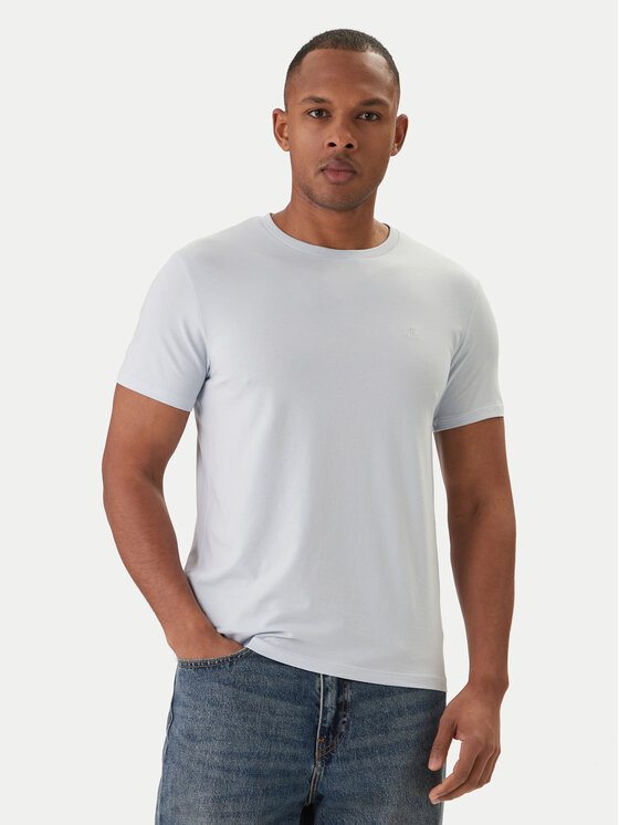 Calvin Klein Calvin Klein T-Shirt LV04LC240G Himmelblau Slim Fit
