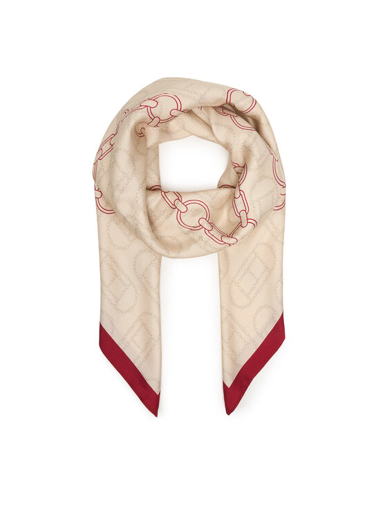 Tommy Hilfiger Tommy Hilfiger Sál Chain Silk Large Scarf AW0AW18277 Piros