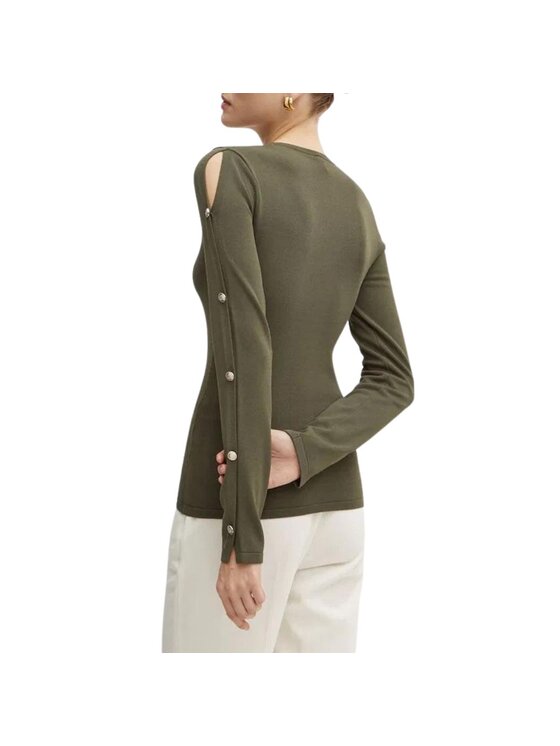 Koszulka techniczna Marciano Guess, Rozmiar L, Zielone, Maglia chiara cut out top
