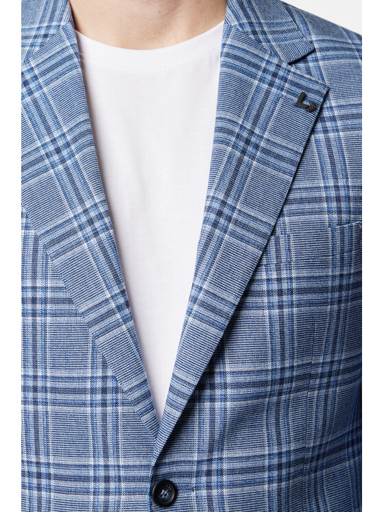 Lancerto Lancerto Marynarka Albacete MA131124000012 Niebieski Slim Fit