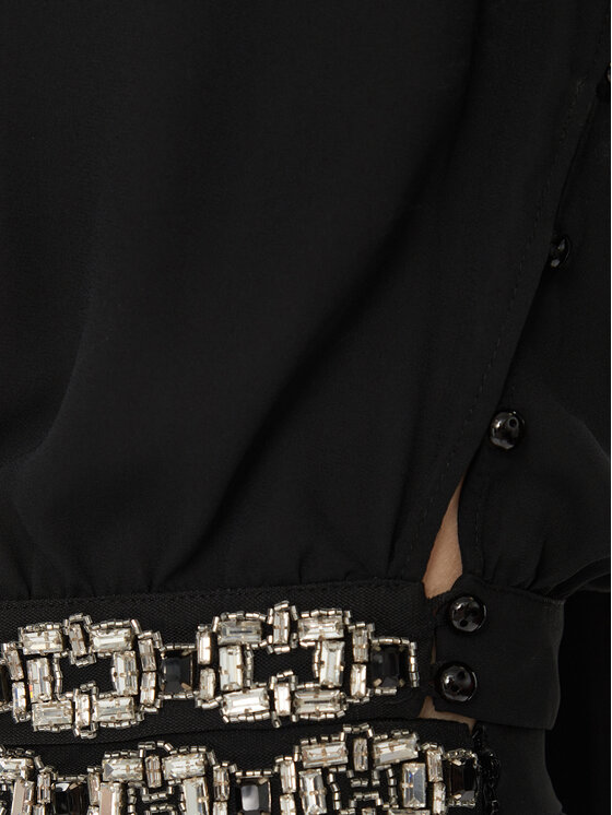Elisabetta Franchi Elisabetta Franchi Bluzka CA-011-37E2-V380 Czarny Regular Fit