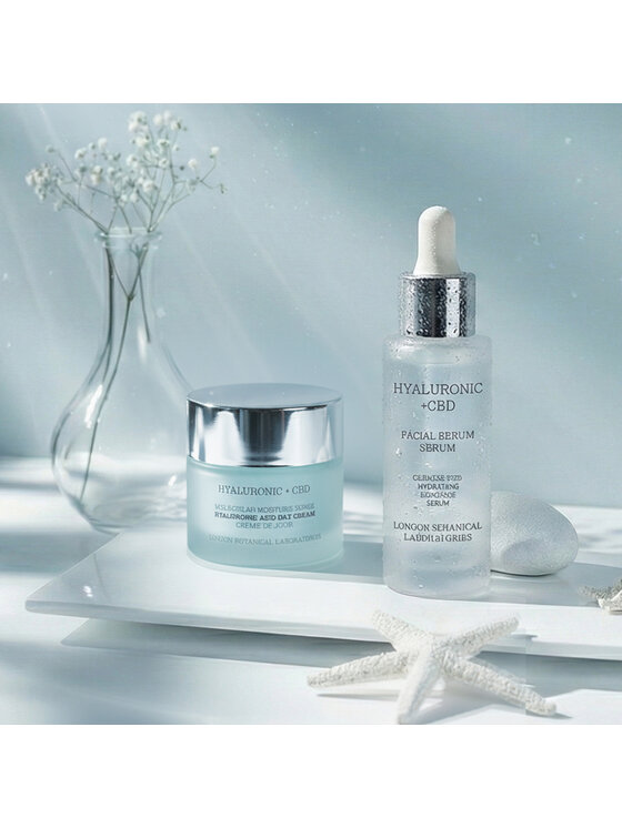 London Botanical Laboratories London Botanical Laboratories Zestaw Hialuron + CBD Dream Serum