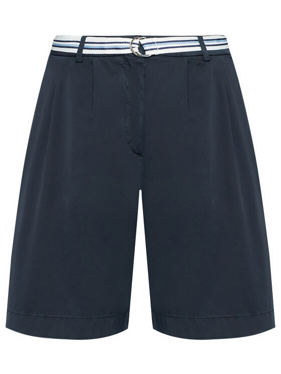 Tommy Hilfiger Tommy Hilfiger Szorty materiałowe Modern WW0WW30835 Granatowy Regular Fit