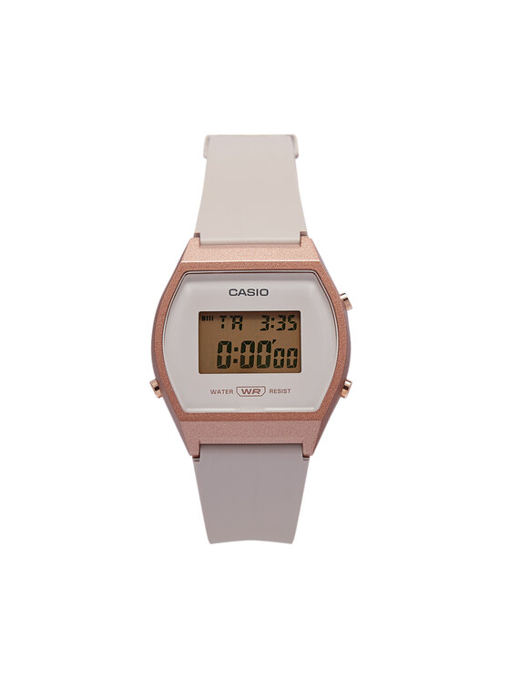 Casio Casio Hodinky Vintage Digital LW-204-4AEF Béžová