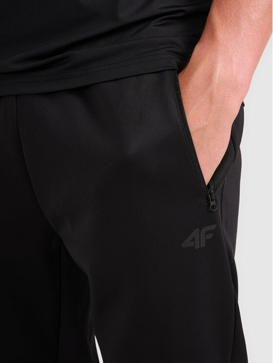 4F 4F Teplákové kalhoty MULTI ACTIVE Černá Regular Fit
