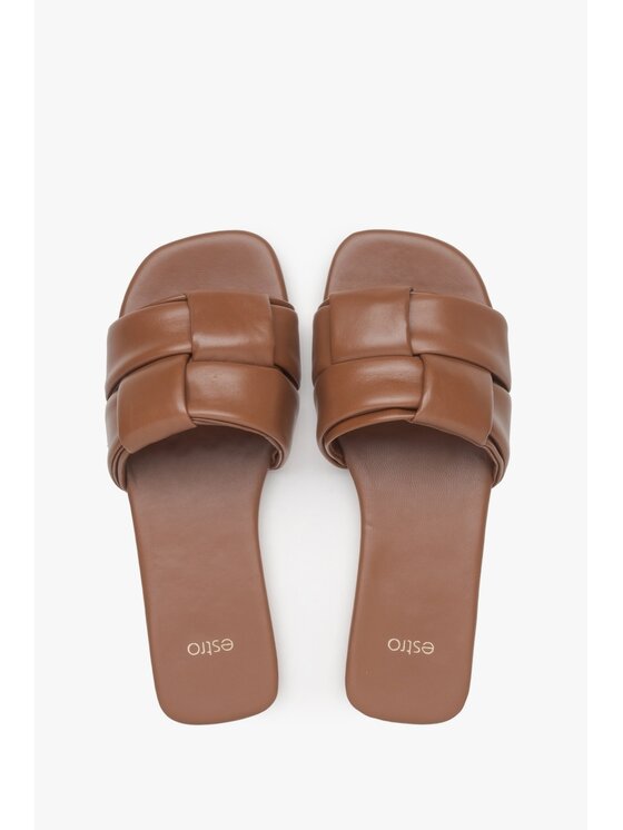 Estro Estro Παντόφλες ER00115213 Καφέ