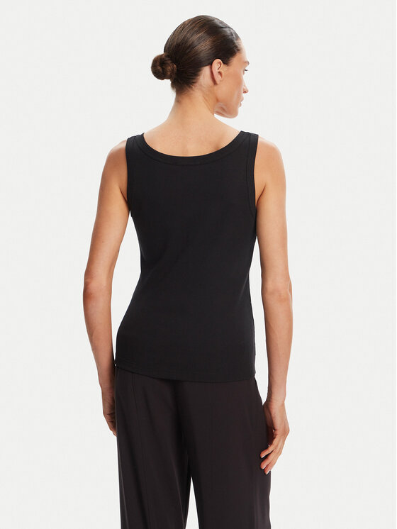 Rinascimento Rinascimento Top CFC0124040003 Czarny Regular Fit