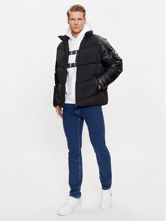Tommy Jeans Tommy Jeans Зимно яке DM0DM17226 Черен Relaxed Fit