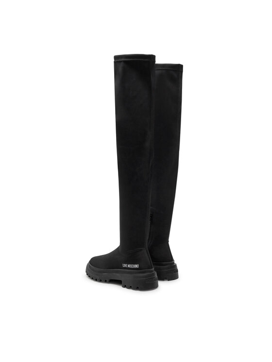 LOVE MOSCHINO LOVE MOSCHINO Čizme preko koljena JA26015G1LIMZ000 Crna