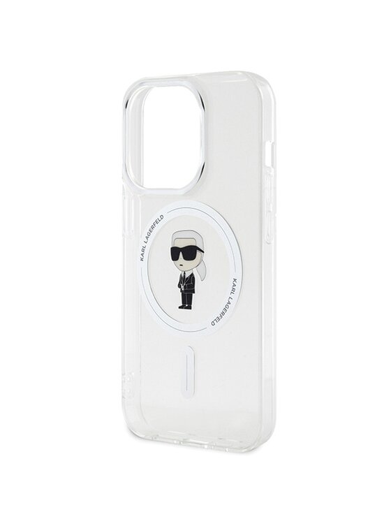 KARL LAGERFELD KARL LAGERFELD Etui na telefon IML Ikonik MagSafe Przezroczysty