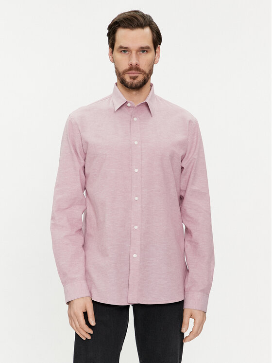 Selected Homme Camicia 16079052 Rosa Regular Fit, taglia : L