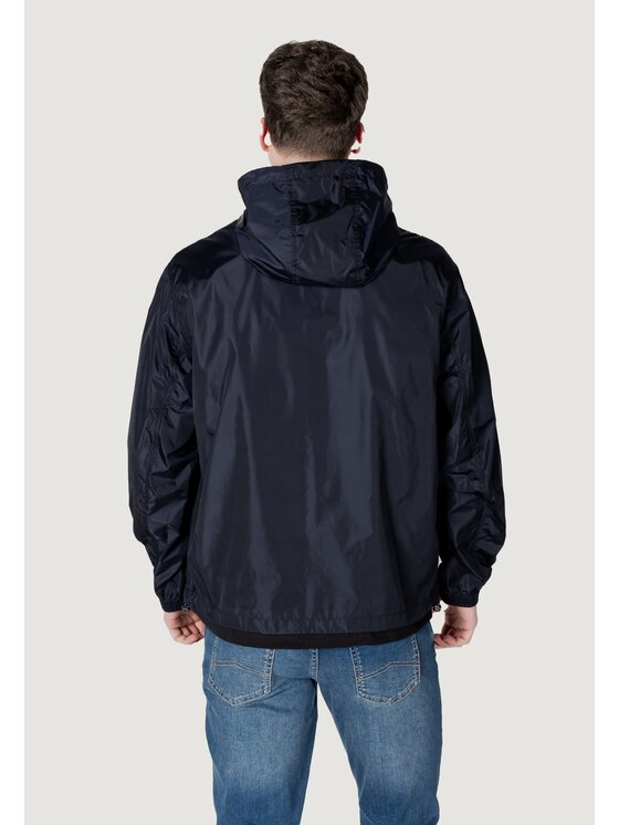 Armani Exchange Armani Exchange Kurtka skórzana XM000342 AF12285 Niebieski Regular Fit