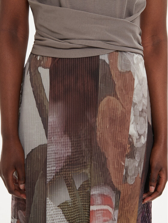 Desigual Desigual Ежедневна рокля Lola 24WWVK76 Бежов Regular Fit