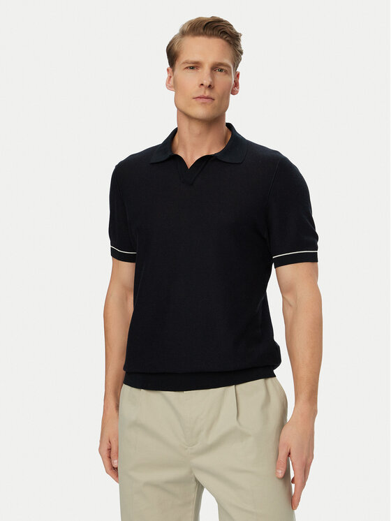 BOSS BOSS Polo särk H-Narciso 50560483 Tumesinine Regular Fit