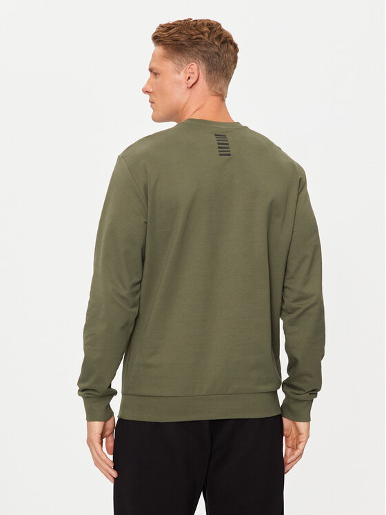 EA7 Emporio Armani EA7 Emporio Armani Felpa 8NPM30 PJVRZ 1846 Verde Regular Fit