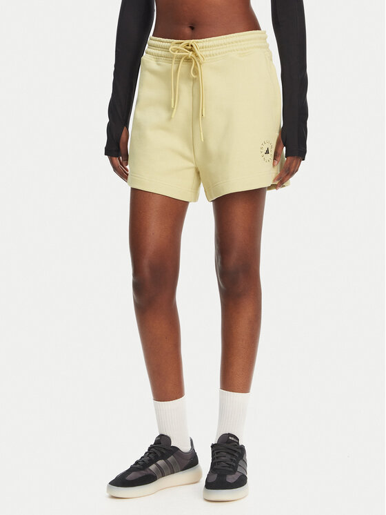 adidas by Stella McCartney adidas by Stella McCartney Sportovní kraťasy True Casuals JI5059 Žlutá Loose Fit