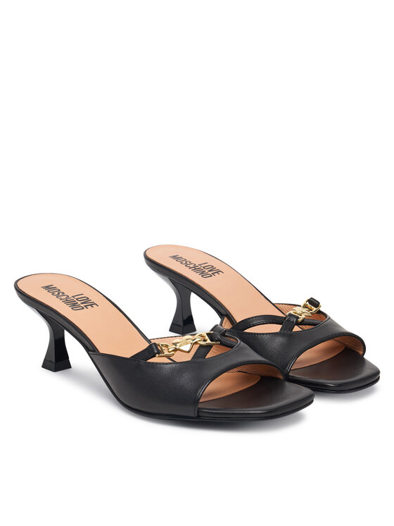 LOVE MOSCHINO LOVE MOSCHINO Şlapi JA28105G1OIE0000 Negru