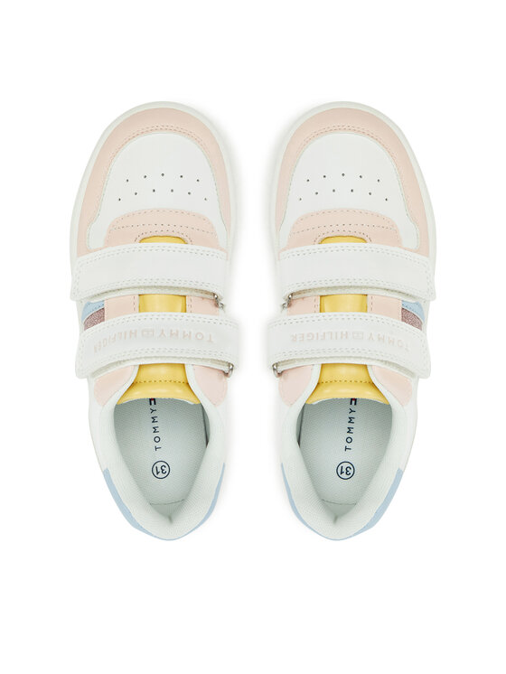 Tommy Hilfiger Tommy Hilfiger Sneakersy Flag Low Cut Velcro SNeaker T1A9-33730-1439 S Barevná