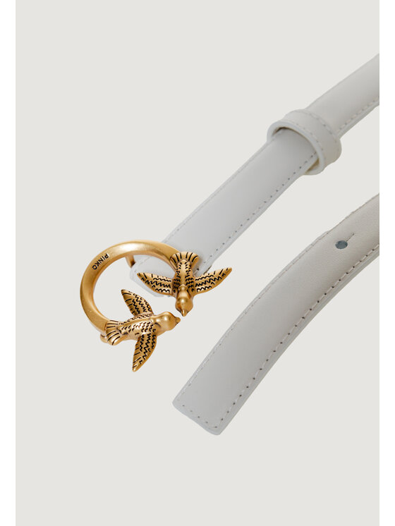 PINKO PINKO Cintura da donna LOVE BERRY H2 VITELLO SETA Bianco