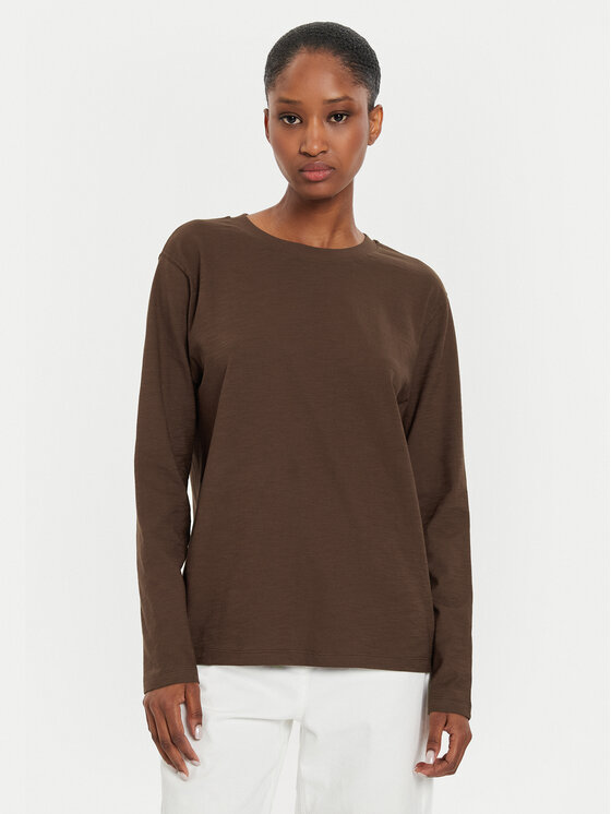 United Colors Of Benetton Blusa 3BVXD107Y Marrone Regular Fit Modivo