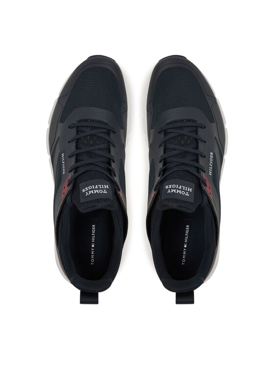 Tommy Hilfiger Tommy Hilfiger Sneakersy Modern Comfort Run Mix FM0FM05471 Granatowy