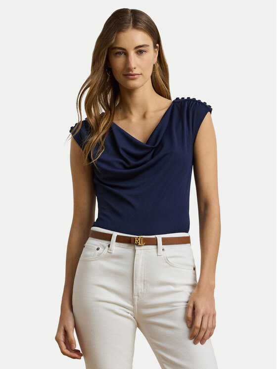 LAUREN RALPH LAUREN LAUREN RALPH LAUREN Bluză 200889317001 Bleumarin Relaxed Fit