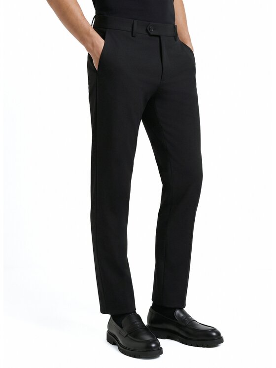 Pako Lorente Pako Lorente Chinosy P26WB-WX-002 Czarny Slim Fit