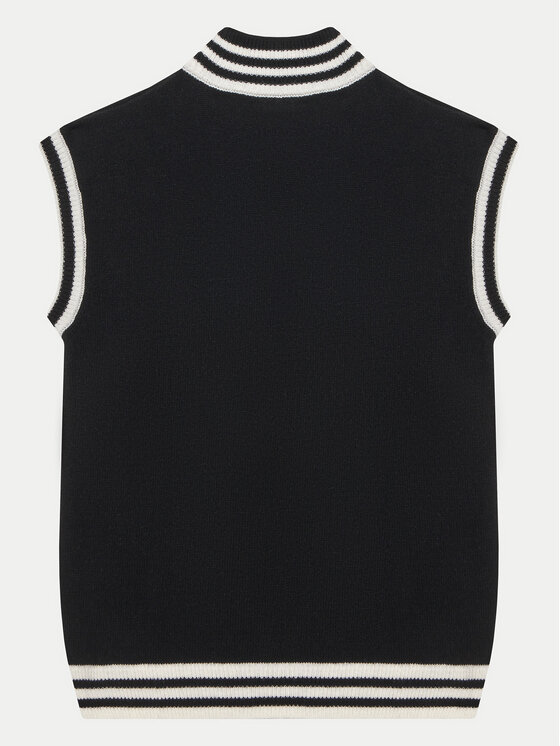 Balmain Balmain Megztinis BV9A51-Z2361 Juoda Regular Fit