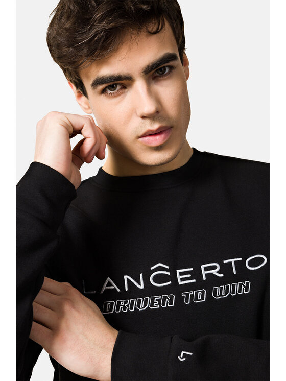 Lancerto Lancerto Bluza Everton BL073222000019 Czarny Regular Fit