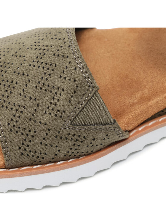 Skechers Skechers Sandały Desert Kiss 31440/OLV Zielony