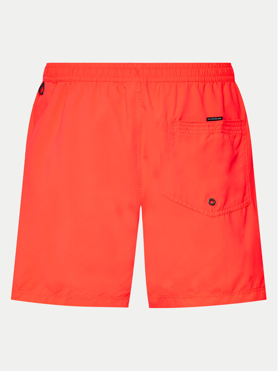 Quiksilver Short de bain Everyday Solid Volley AQYJV03153 Orange Regular Fit Modivo