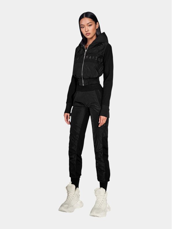 MADE BY SOCIETY MADE BY SOCIETY Kurtka anorak OMBRA - H27642 Czarny Basic Fit