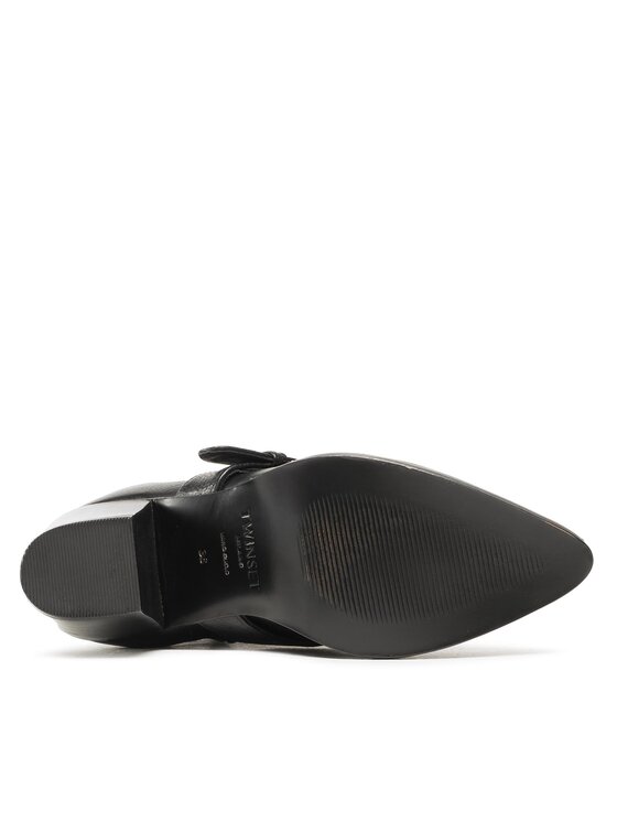 TWINSET TWINSET Botine 222TCT048 Negru
