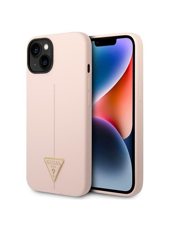 Etui na telefon Guess, Różowe, iPhone 14