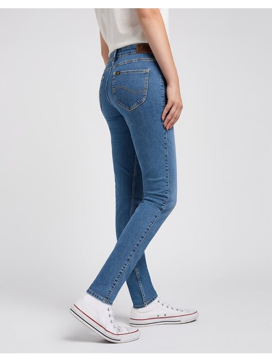 Lee Lee Jeansy Scarlett Niebieski Skinny Fit
