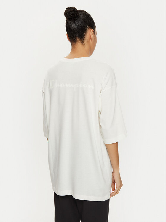 Champion Champion Футболка 117537 Écru Loose Fit