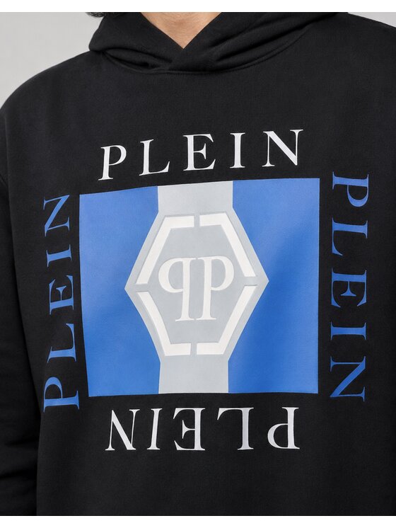 PHILIPP PLEIN PHILIPP PLEIN Mikina 31677 Černá Regular Fit