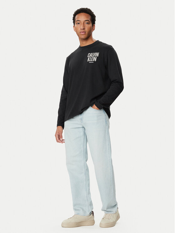 Calvin Klein Jeans Calvin Klein Jeans Pikkade varrukatega T-särk LV04RH859G Must Regular Fit