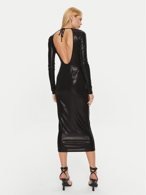 Patrizia Pepe Patrizia Pepe Φόρεμα κοκτέιλ 2A2856/J242-K459 Μαύρο Slim Fit