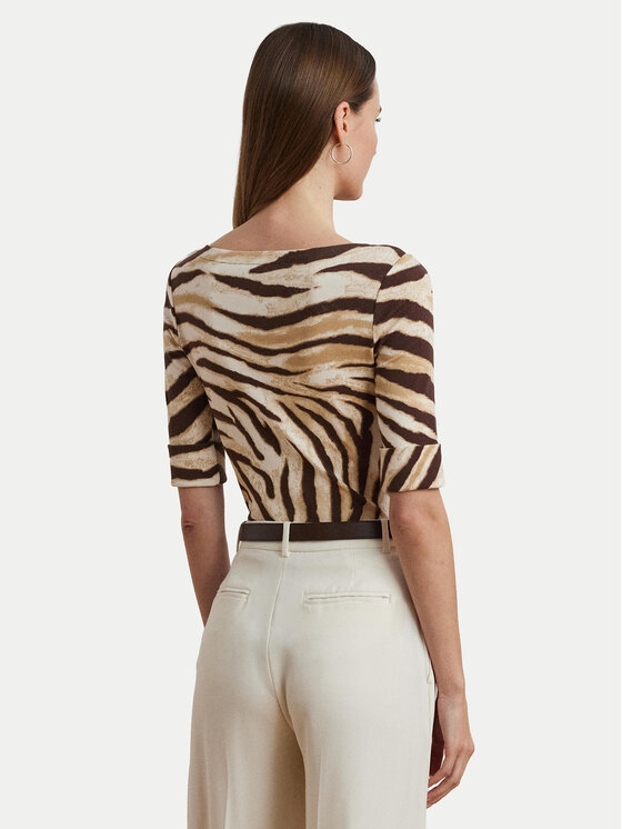 LAUREN RALPH LAUREN LAUREN RALPH LAUREN Majica 200971095001 Bež Slim Fit