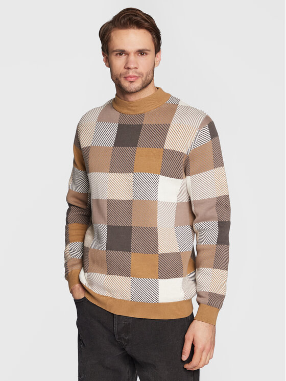 Redefined Rebel Pulover Kane 202085 Bej Regular Fit